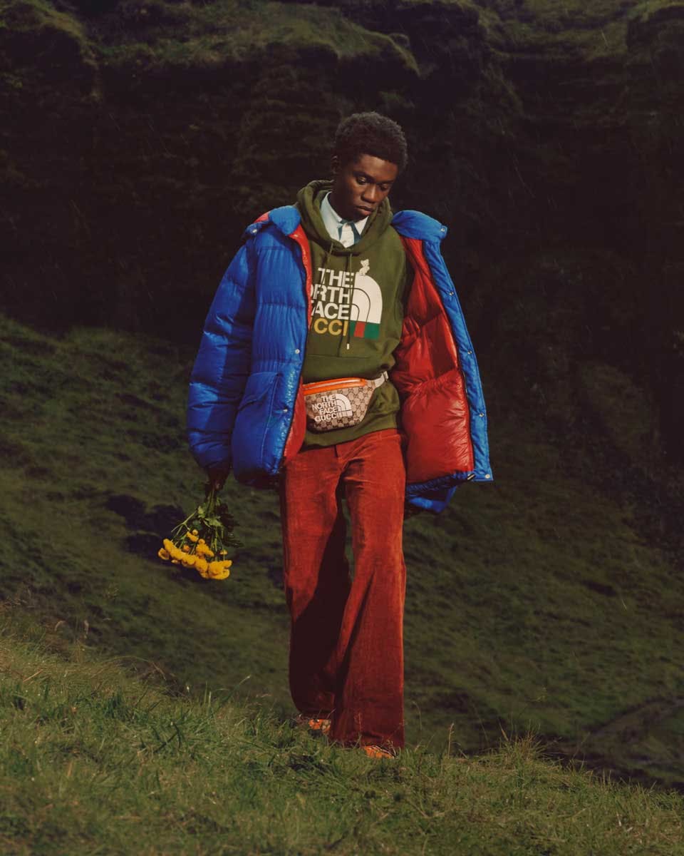 gucci the north face lookbook